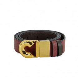 Coccinelle logo C reversible leather belt