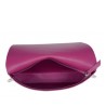 Capote Graphite Leather Bag graphite/pearl grey/fuchsia